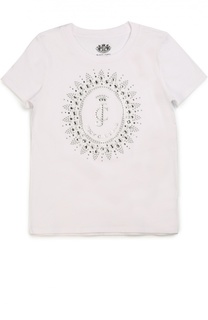 Футболка с контрастной отделкой Juicy Couture