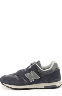 Замшевые кроссовки 565 с текстильными вставками New Balance