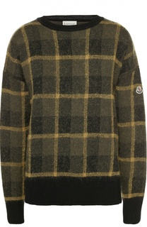 Пуловер свободного кроя со спущенным рукавом Moncler