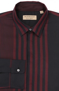 Хлопковая сорочка с воротником кент Burberry