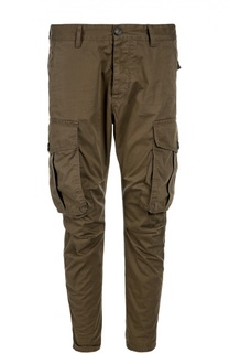Хлопковые брюки карго Dsquared2