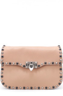 Сумка Guitar Rockstud Rolling с вышитым ремнем Valentino
