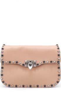 Сумка Guitar Rockstud Rolling с вышитым ремнем Valentino