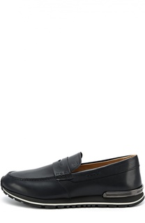 Кожаные пенни-лоферы на толстой подошве Tod’s