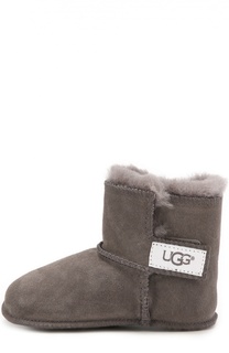 Замшевые пинетки Erin с внутренней отделкой из овчины UGG Australia