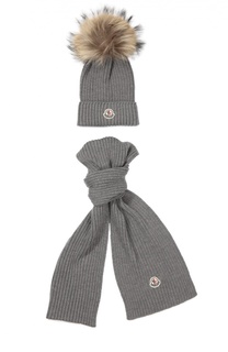 Комплект из шапки и шарфа Moncler Enfant