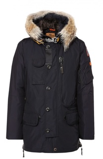 Пуховая парка Kodiak с меховой отделкой капюшона Parajumpers