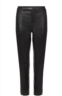 Укороченные кожаные брюки-скинни Polo Ralph Lauren