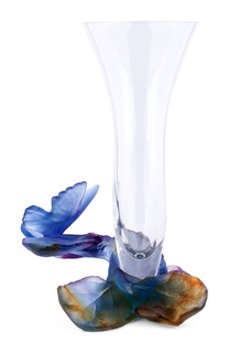 Ваза для одного цветка с прозрачным верхом Daum
