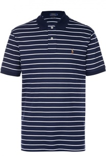 Хлопковое поло в полоску Polo Ralph Lauren