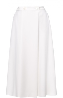 Шерстяная расклешенная юбка-миди Escada