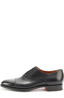 Классические кожаные оксфорды Santoni