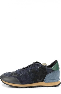 Комбинированные кроссовки Rockrunner Camustars Valentino