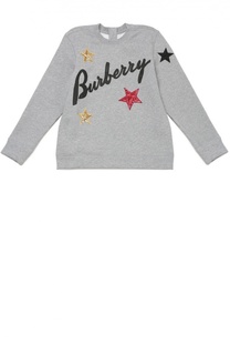 Свитшот с декоративной отделкой Burberry