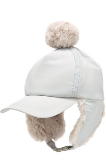 Утепленная кепка с помпоном Stella McCartney