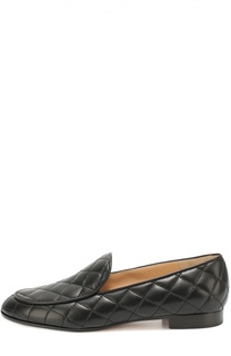 Стеганые лоферы из натуральной кожи Gianvito Rossi