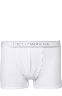 Хлопковые боксеры с широкой резинкой Dolce &amp; Gabbana