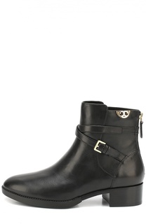 Кожаные полусапоги с ремешками Tory Burch