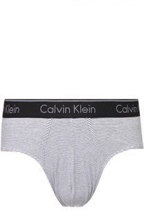 Хлопковые брифы с широкой резинкой Calvin Klein