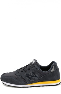 Замшевые кроссовки с текстильными вставками New Balance