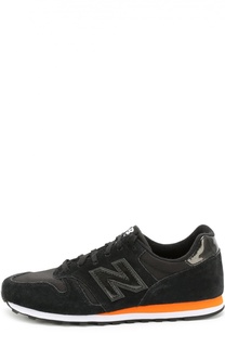 Замшевые кроссовки с текстильными вставками New Balance