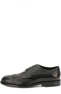 Кожаные дерби с брогированием Tod’s