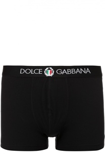 Хлопковые боксеры с широкой резинкой Dolce &amp; Gabbana