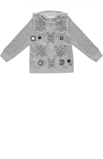 Велюровый кардиган с капюшоном Marc Jacobs