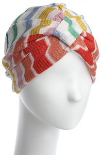 Вязаный тюрбан с принтом Missoni