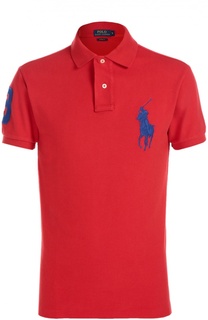 Хлопковое поло с короткими рукавами Polo Ralph Lauren