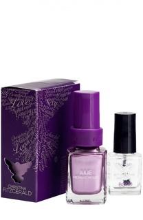 Лак для ногтей Julie / Фиолетовый металл + Bond-подготовка Christina Fitzgerald