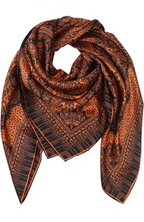 Шелковый платок с принтом Michele Binda