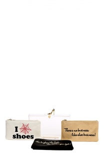 Клатч Pandora Loves Shoes с набором косметичек Charlotte Olympia