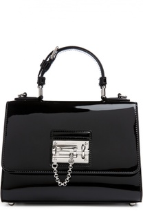 Сумка Monica из лакированной кожи Dolce &amp; Gabbana
