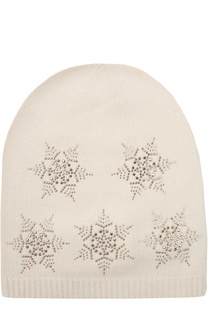 Кашемировая шапка с узором в виде снежинок Colombo