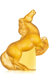 Статуэтка Horse "Gold Rearing Kazak" Lalique