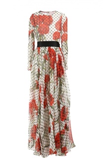 Вечернее платье с поясом Dolce &amp; Gabbana