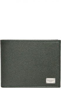 Кожаное портмоне с логотипом бренда Dolce &amp; Gabbana