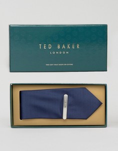 Подарочный набор с галстуком и зажимом для галстука Ted Baker - Черный