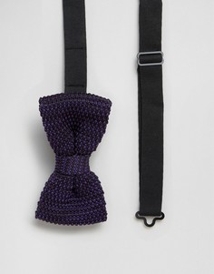 Фиолетовый вязаный галстук-бабочка Feraud - Фиолетовый