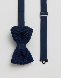 Темно-синий трикотажный галстук-бабочка Feraud - Темно-синий
