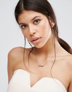 Ожерелье Ted Baker Lovelyn Love Kiss - Золотой