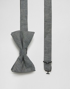 Серый галстук-бабочка из шамбре Original Penguin - Серый