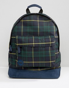 Рюкзак с принтом тартан Mi-Pac - Темно-синий