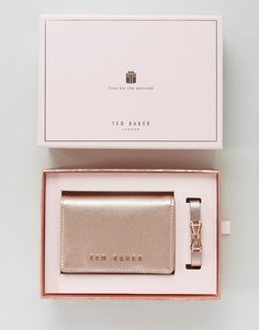 Кошелек и браслет в подарочном наборе Ted Baker - Золотой