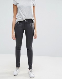 Вощеные джинсы с покрытием Only Olivia - Серый