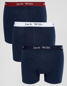 3 пары боксеров-брифов Jack Wills - Темно-синий