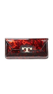 Клатч Gigi с черепаховой отделкой Tory Burch