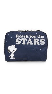 Очень большая прямоугольная косметичка Peanuts x LeSportsac