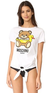 Пляжная футболка Moschino